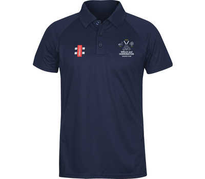 Gray Nicolls Wells & Horrington CC GN Polo Shirt Navy